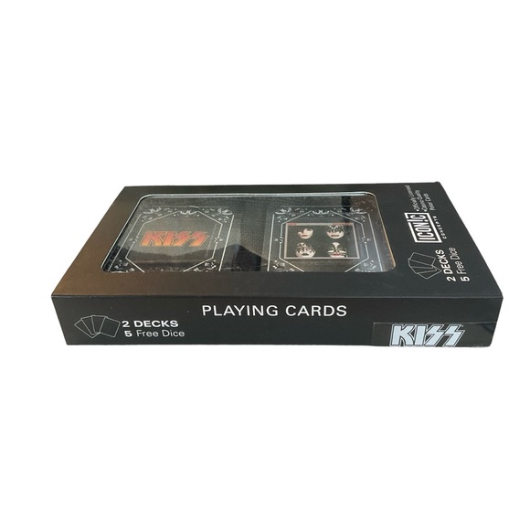 NWT Kiss Logo Double Deck of Playing Cards and Dice - Picture 5 of 7